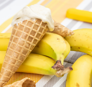 Glace banane vanille Magimix.
